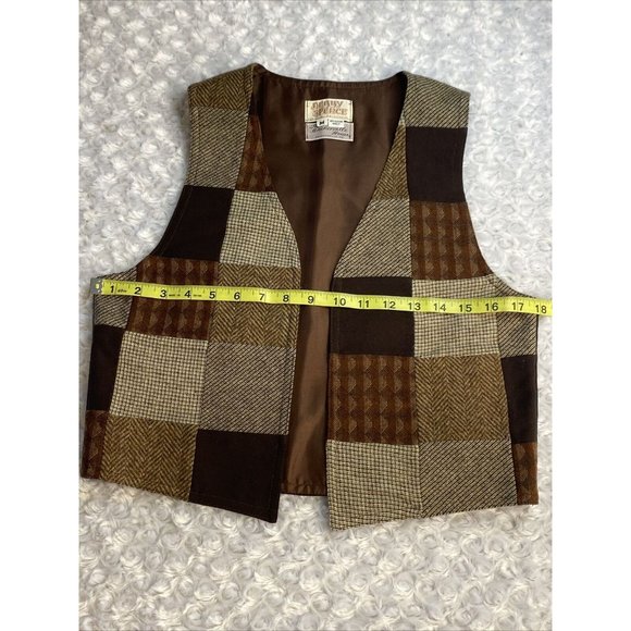 Debby Spence Personal Patchwork Size M Vest Brickerville House Original Vintage - Picture 7 of 12
